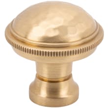 ArtWorth Solid Brass 1-1/8" Rustic Hammered Dome Cabinet Knob / Drawer Knob
