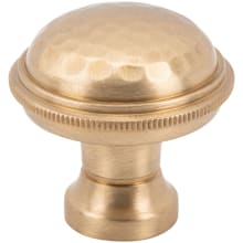 ArtWorth Solid Brass 1-1/4" Rustic Hammered Dome Cabinet Knob / Drawer Knob
