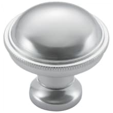 Purity Solid Brass 1-1/4" Traditional Ridged Round Dome Cabinet Knob / Drawer Knob