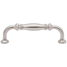 Palazzo Solid Brass 3-3/4" Center to Center Traditional Barrel Handle Cabinet Pull
