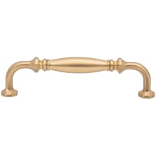 Palazzo Solid Brass 5-1/16" Center to Center Traditional Barrel Handle Cabinet Pull