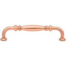 Palazzo Solid Brass 6-5/16" Center to Center Traditional Barrel Cabinet Handle / Drawer Pull