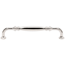 Palazzo Solid Brass 7-9/16" Center to Center Traditional Barrel Cabinet Handle / Drawer Pull