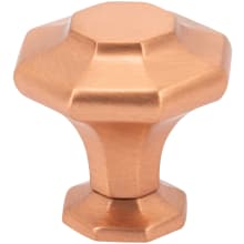 Palazzo Solid Brass 1-3/16 Inch Geometric Cabinet Knob