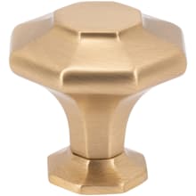 Palazzo Solid Brass 1-5/8 Inch Geometric Cabinet Knob