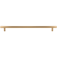 Insignia Solid Brass 12" Center to Center Urban Modern Faceted Geometric Cabinet Bar Handle / Drawer Bar Pull