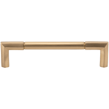 Identity Solid Brass 5-1/16" Center to Center Modern Split Design Cabinet Handle / Drawer Pull