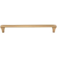 Alston Solid Brass 7-9/16" Center to Center Luxury Old World Stepped Profile Cabinet Handle / Drawer Pull