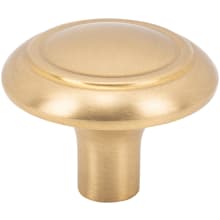 Cala Solid Brass 1-1/2" Traditional Round Mushroom Cabinet Knob / Drawer Knob