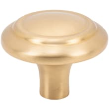 Cala Solid Brass 1-5/8" Traditional Round Mushroom Cabinet Knob / Drawer Knob