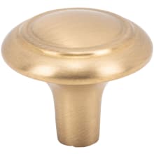Cala Solid Brass 1-3/16" Traditional Round Mushroom Cabinet Knob / Drawer Knob