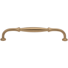 Cala Solid Brass 6-5/16" Center to Center Traditional Barrel Cabinet Handle / Drawer Pull