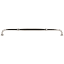 Cala Solid Brass 12" Center to Center Traditional Barrel Large Cabinet Pull / Drawer Pull