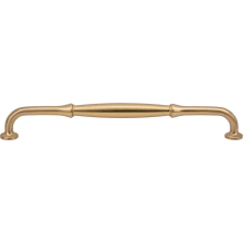 Cala Solid Brass 12" Center to Center Traditional Barrel Appliance Handle / Appliance Pull