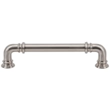 Ronan Solid Brass 5" Center to Center Vintage Industrial Pipe Style Cabinet Handle / Drawer Pull