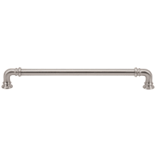 Ronan Solid Brass 9" Center to Center Vintage Industrial Pipe Style Cabinet Handle / Drawer Pull