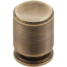 Vibe Solid Brass 1-1/8 Inch Cylindrical Cabinet Knob