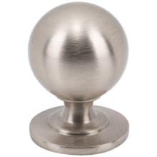 Divina Solid Brass 1-1/8" Round Smooth Sphere Cabinet Knob / Drawer Ball Knob