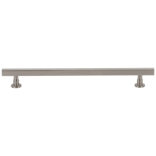 Dante Solid Brass 8-13/16" Center to Center Sleek Square Bar Cabinet Handle / Drawer Pull