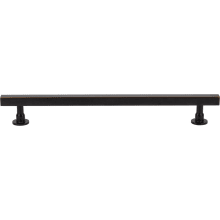 Dante Solid Brass 12" Center to Center Sleek Square Bar Luxury Appliance Handle / Appliance Pull