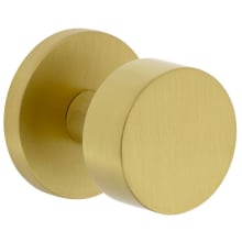 Circolo Solid Brass Passage Door Knob Set with and Rosette - 2-3/8" Backset