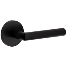 Circolo Right Handed Solid Brass Passage Door Lever Set with Moderno Lever and Circolo Rosette - 2-3/8" Backset