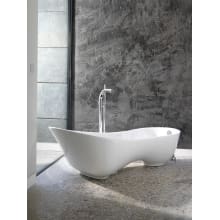 Cabrits 68-5/8" Soaking Bathtub for Freestanding Installations with Center Drain and Overflow