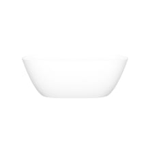 Lussari 61" Free Standing Natural Stone Soaking Tub with Center Drain, No Overflow