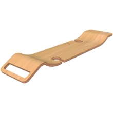 Tombolo 34-3/8" Bath Caddy with Wine Glass Holders