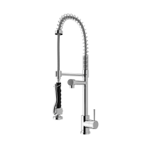 Zurich 1.8 GPM Single Hole Pre-Rinse Pull Down Kitchen Faucet