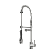 Zurich 1.8 GPM Single Hole Pre-Rinse Pull Down Kitchen Faucet