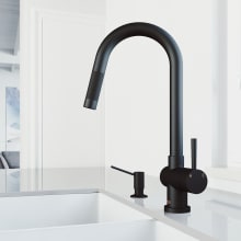 Gramercy 1.8 GPM Single Hole Pull-Down Kitchen Faucet - Includes Soap Dispenser
