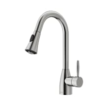 Aylesbury 1.8 GPM 16" H Single Handle Single Hole Pull Down Kitchen Faucet