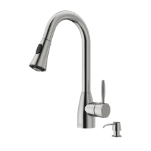Aylesbury 1.8 GPM Single Hole Pull Down Kitchen Faucet