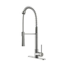 Laurelton 1.8 GPM Single Hole Pre-Rinse Pull Down Kitchen Faucet - Includes Escutcheon