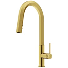 Hart 1.8 GPM 18" H Single Handle Single Hole Pre-Rinse Pull Down Kitchen Faucet