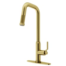 Hart 1.8 GPM Single Hole Pull Down Kitchen Faucet - Includes Escutcheon