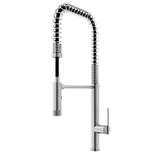 Sterling 1.8 GPM 23" H Single Handle Single Hole Pre-Rinse Pull Down Kitchen Faucet