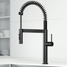 Edison 1.8 GPM 20" H Single Handle Single Hole Pre-Rinse Pull Down Kitchen Faucet