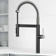 Edison 1.8 GPM Single Hole Pre-Rinse Pull Down Kitchen Faucet