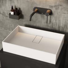 Bryant 15" Rectangular Acrylic, Solid Surface Vessel Bathroom Sink
