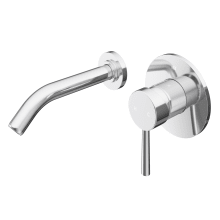 Olus 1.2 GPM Wall Mounted Widespread Bathroom Faucet