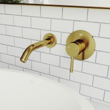 Olus 1.2 GPM Wall Mounted Widespread Bathroom Faucet