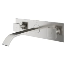 Titus 1.2 GPM Wall Mounted Widespread Bathroom Faucet