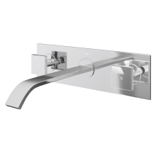 Titus 1.2 GPM Wall Mounted Widespread Bathroom Faucet