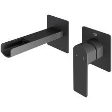 Atticus 1.2 GPM Wall Mounted Widespread Bathroom Faucet