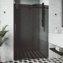 Elan 56 to 60 in. W x 74 in. H Frameless Sliding Shower Door with 3/8 in. (10 mm) Tinted Glass