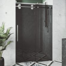 Elan 68 to 72 in. W x 74 in. H Frameless Sliding Shower Door with 3/8 in. (10 mm) Tinted Glass
