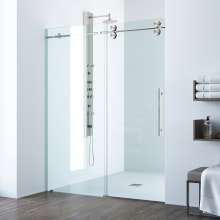 Elan 44 to 48 in. W x 74 in. H Sliding Frameless Shower Door with 3/8 in. (10mm) Clear Glass