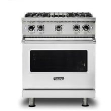 30 Inch Wide 4.02 Cu. Ft. Free Standing Liquid Propane Range with GourmetGlo Infrared Broiler and ProFlow Convection Air Baffle